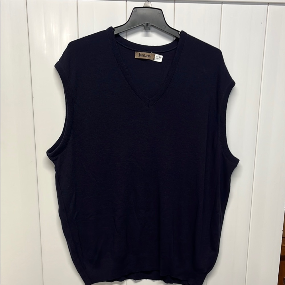 Jantzen Men’s Navy Sweater Vest size 4X